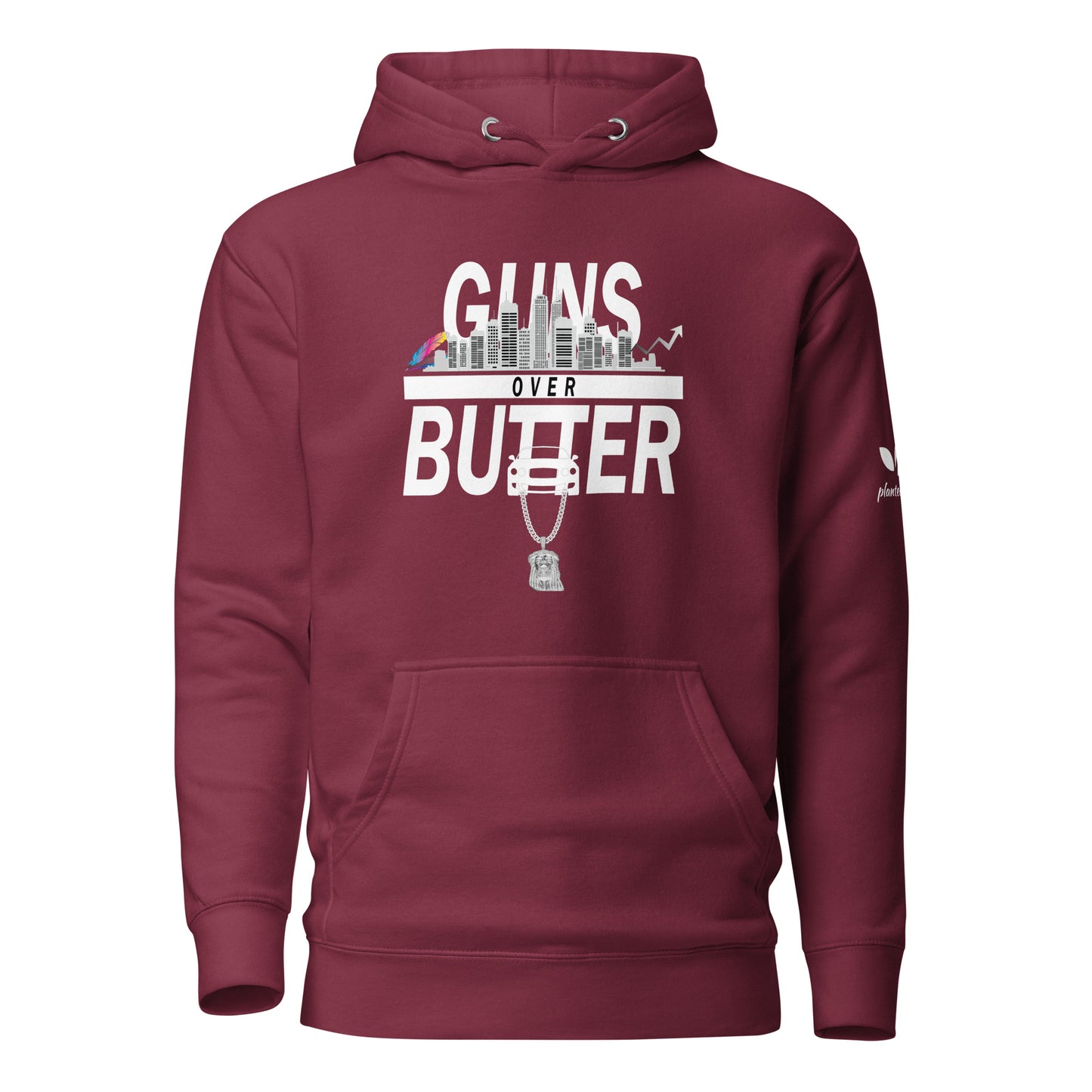 "Guns Over Butter" Graphic Hoodie