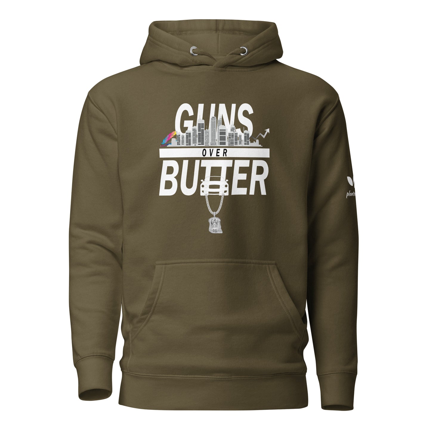 "Guns Over Butter" Graphic Hoodie
