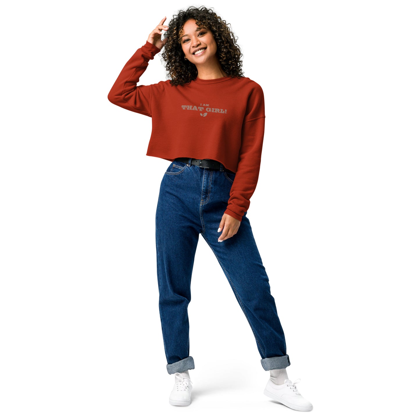 "That Girl" Cropped Sweatshirt