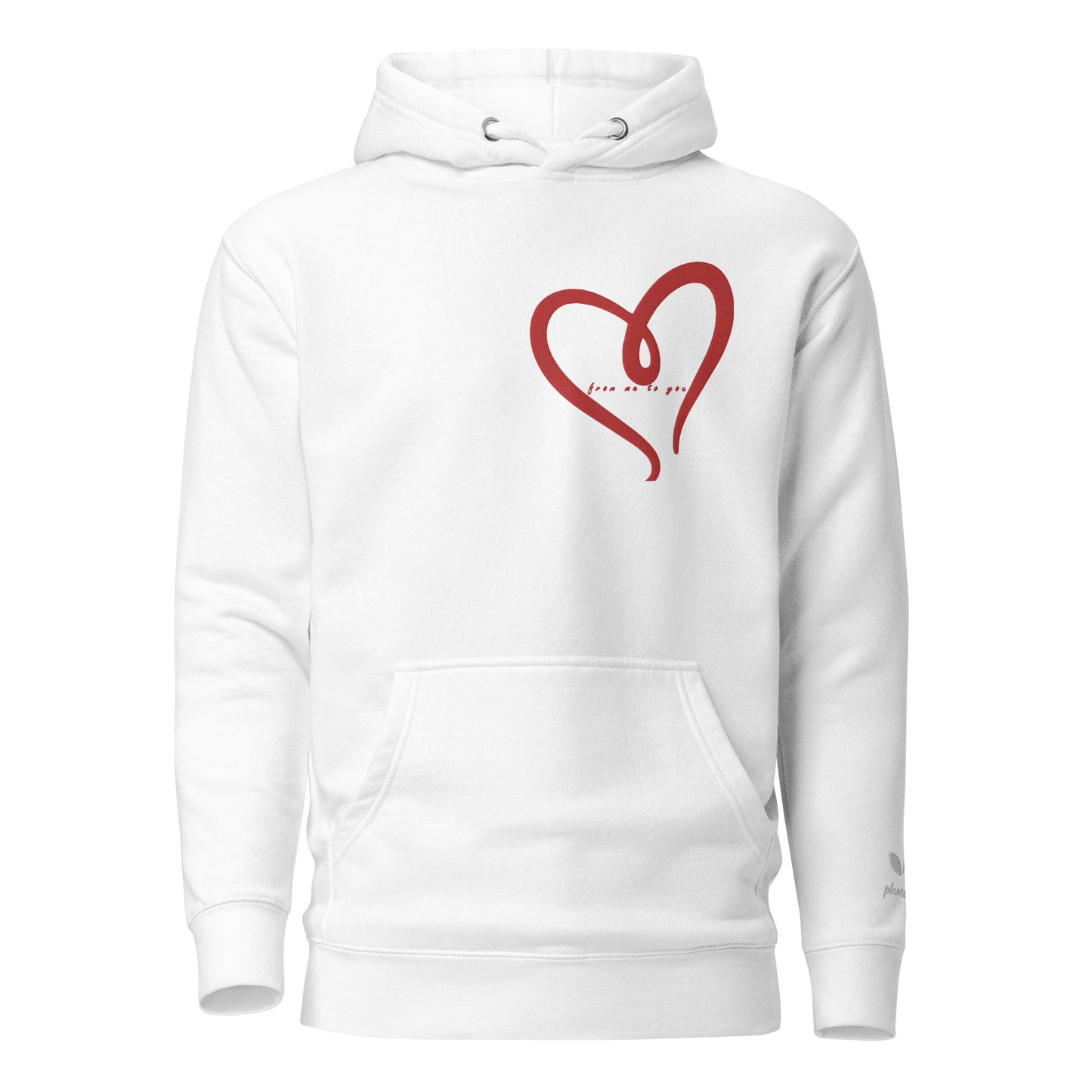 Embroidered "Love, from me to you" Hoodie