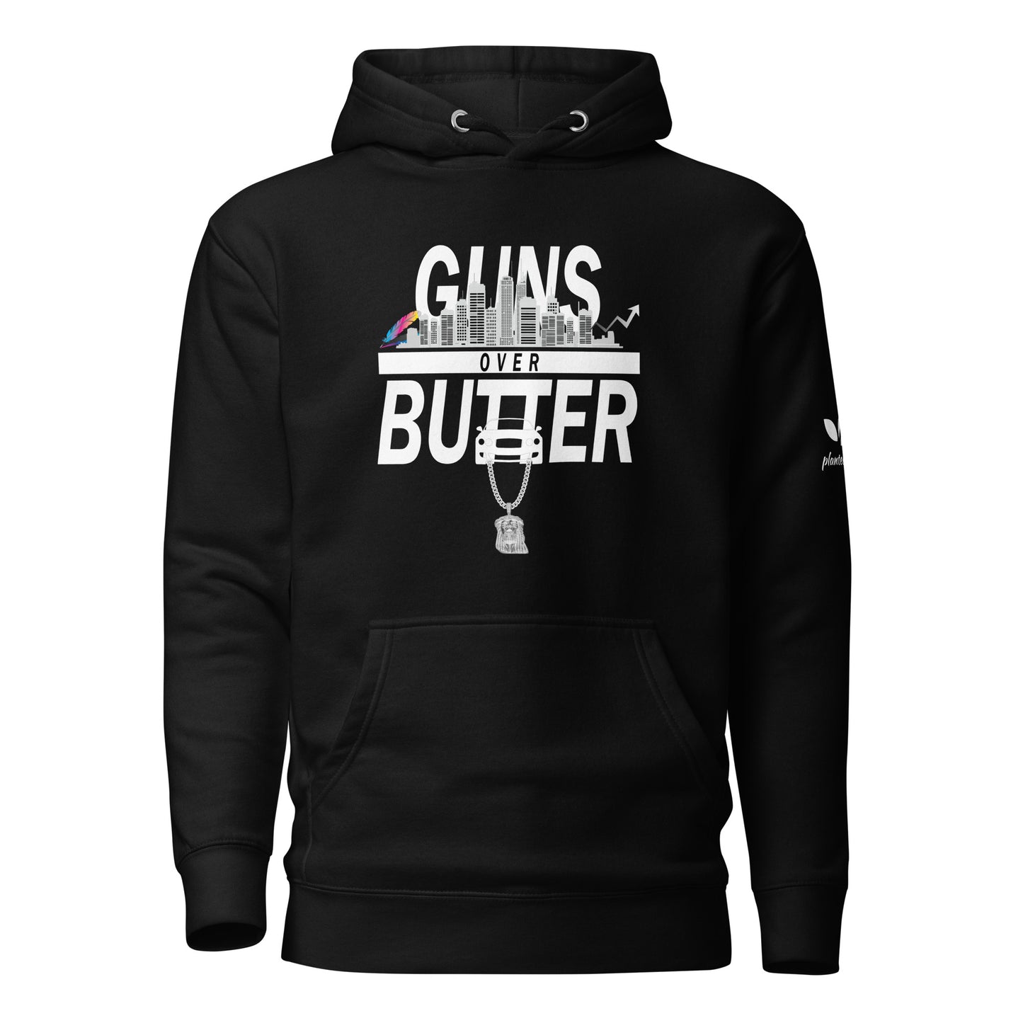 "Guns Over Butter" Graphic Hoodie