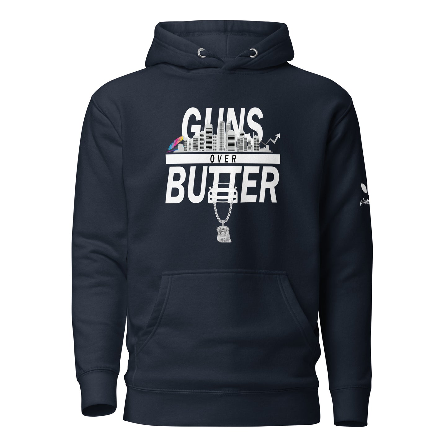 "Guns Over Butter" Graphic Hoodie