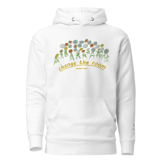 Embroidered 'Change the Room' Unisex Hoodie