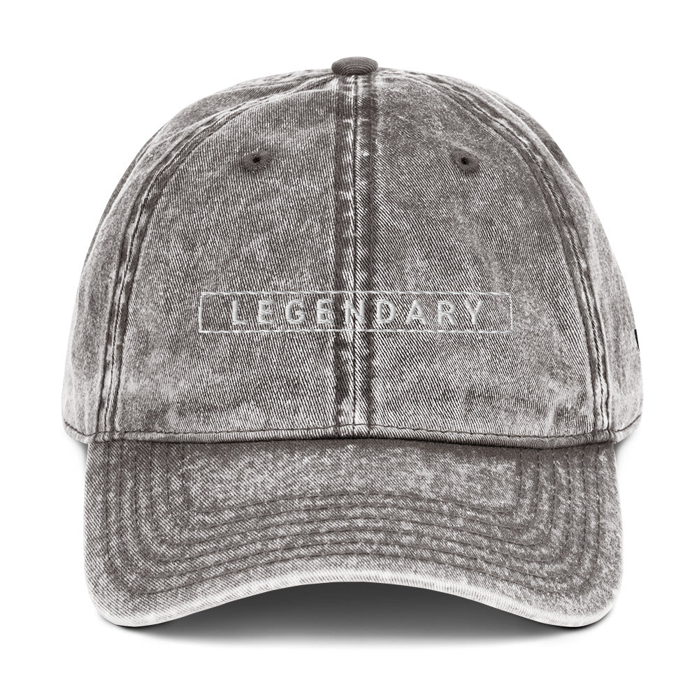 "Legendary" Vintage Cotton Twill Cap