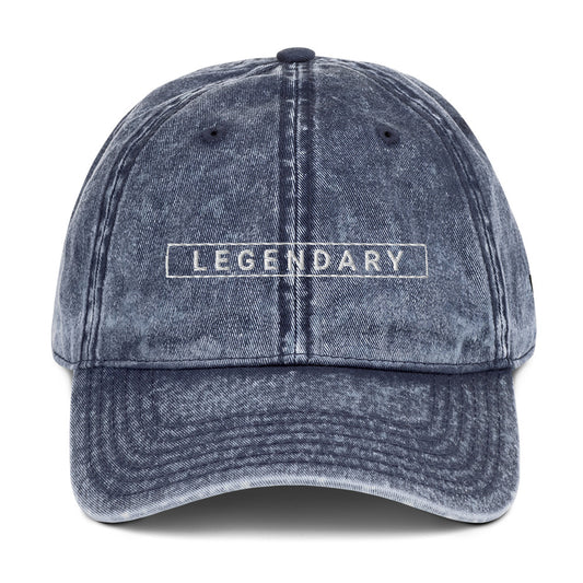 "Legendary" Vintage Cotton Twill Cap