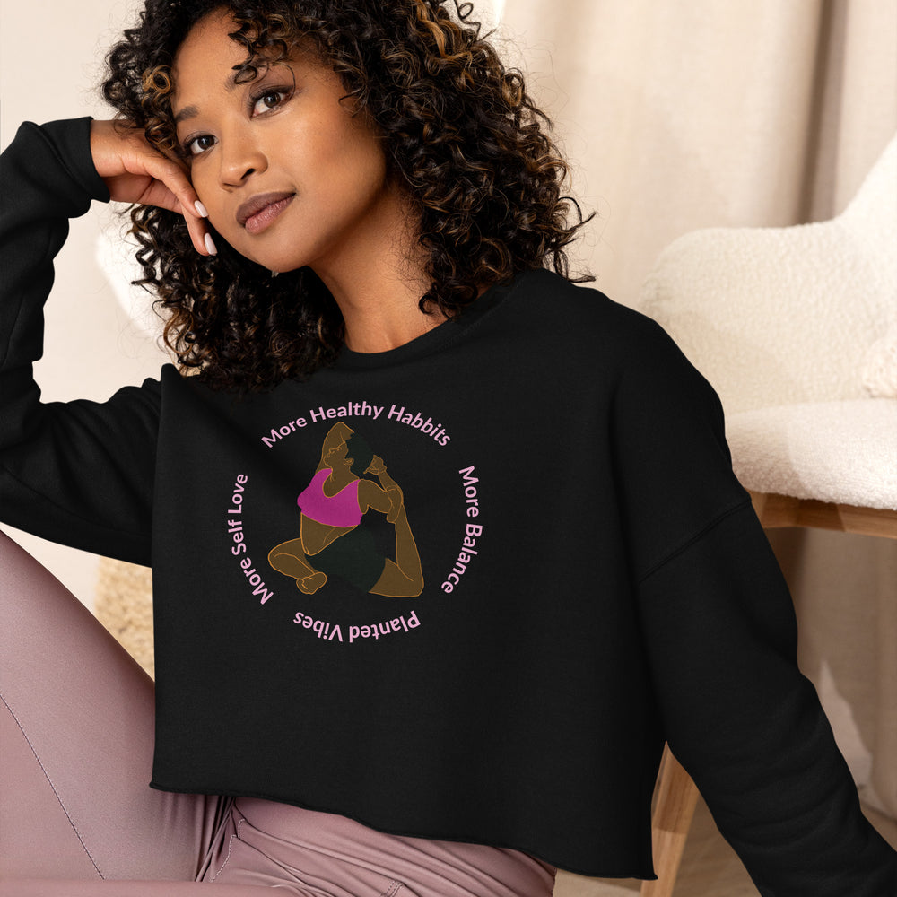 "More..." Women's Premium Cropped Sweatshirt