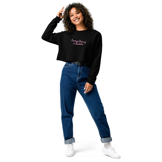 "Baddie" Women's Cropped Sweatshirt