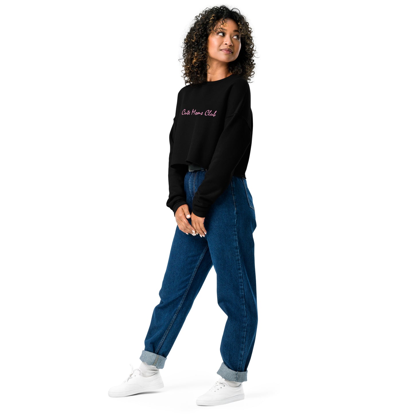 Cute Mom's Club Crop Sweatshirt