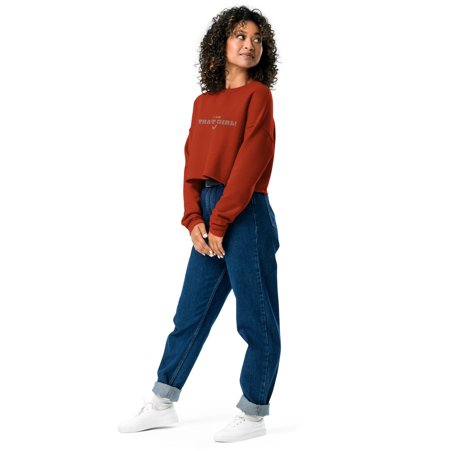 "That Girl" Cropped Sweatshirt