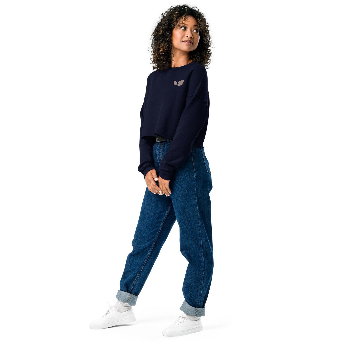 "Good Vibes" Women's Cropped Sweatshirt