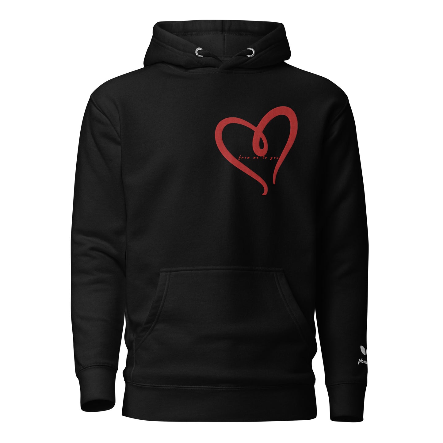 Embroidered "Love, from me to you" Hoodie