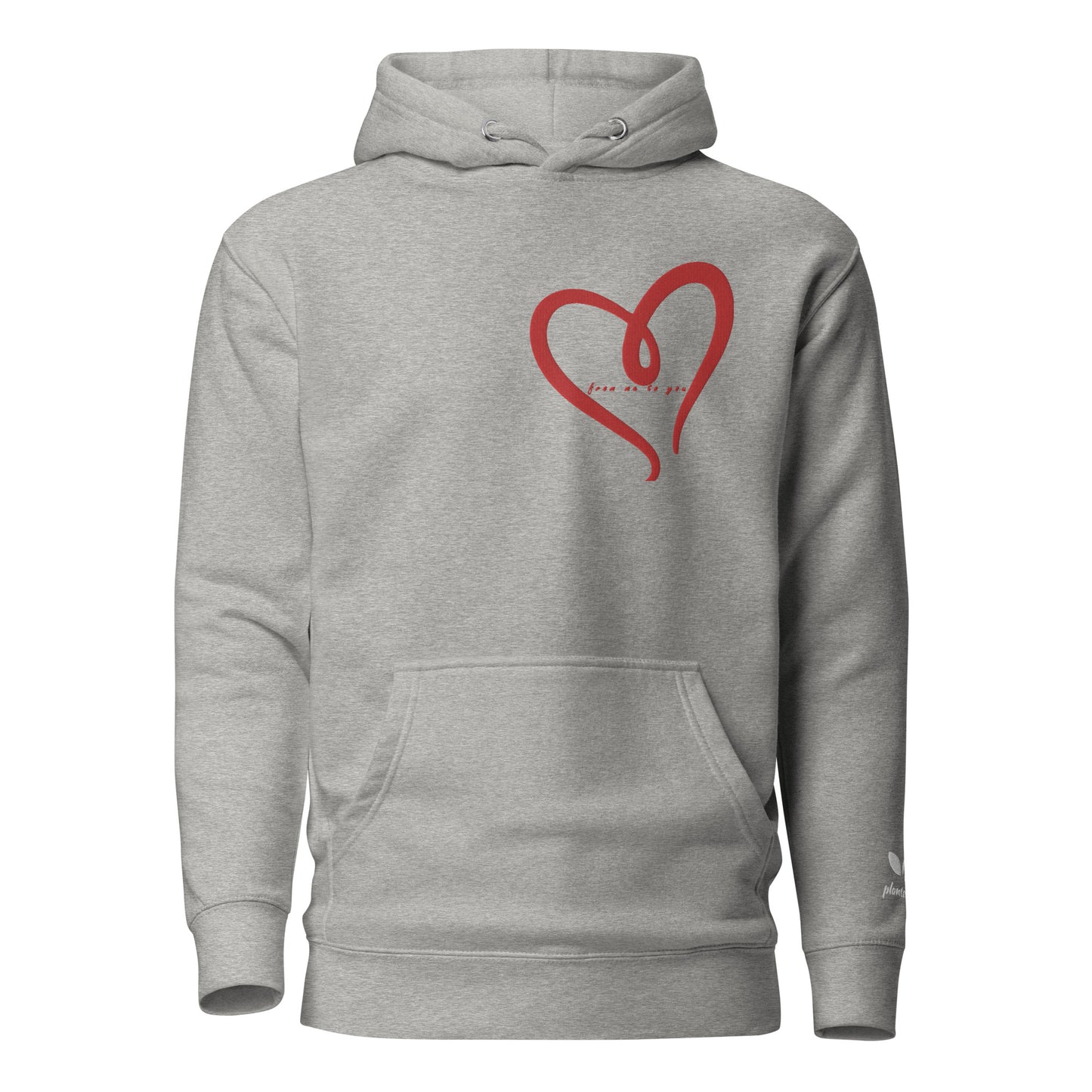 Embroidered "Love, from me to you" Hoodie