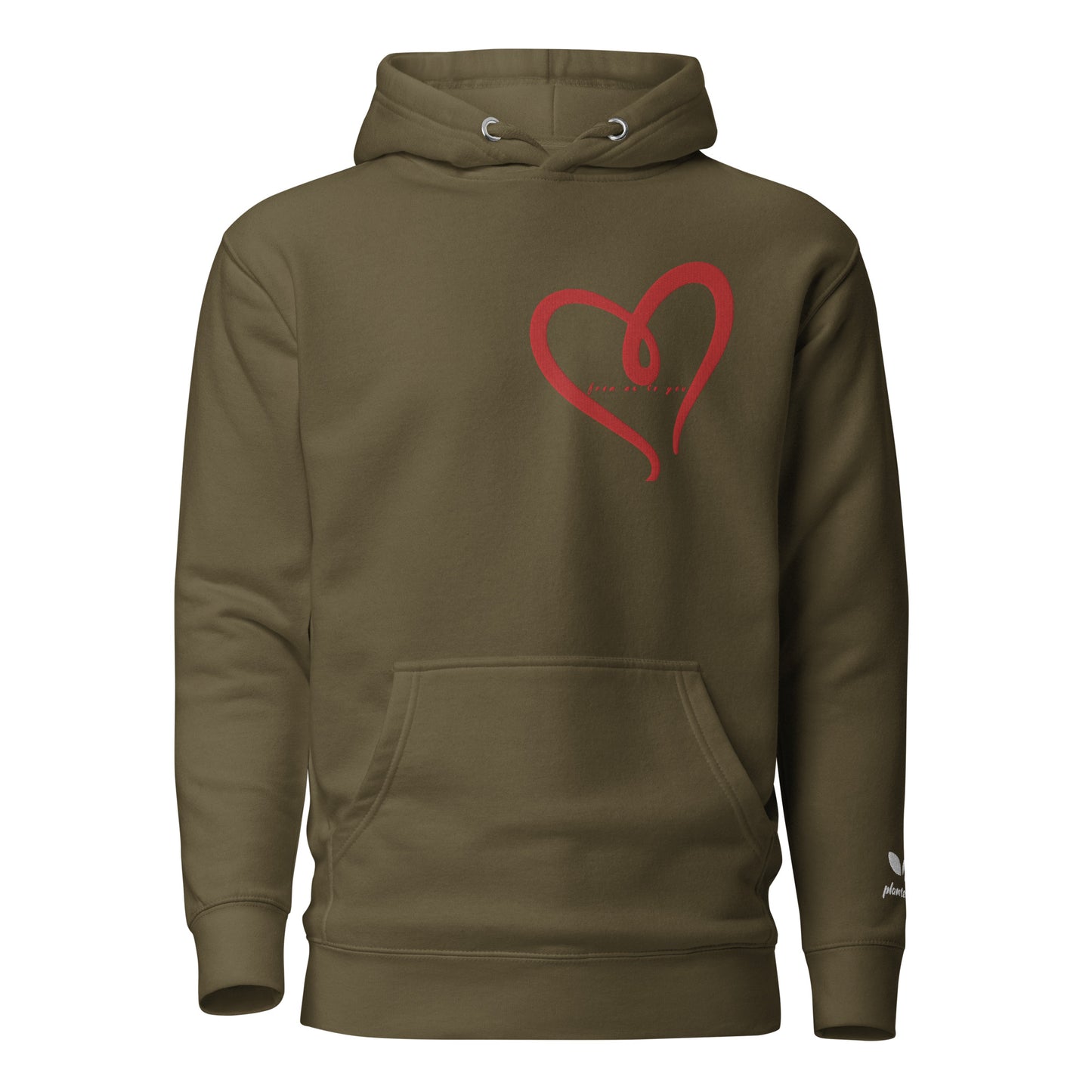 Embroidered "Love, from me to you" Hoodie
